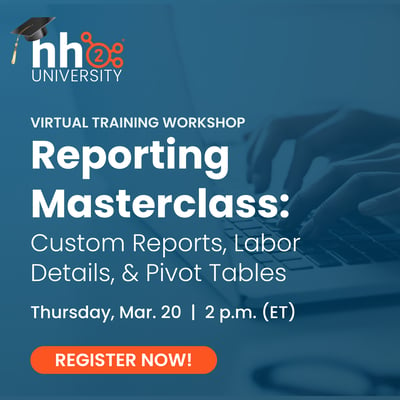 hh2 University - Reporting Masterclass  Custom Reports, Time Sheets, Labor Details, & Pivot Tables